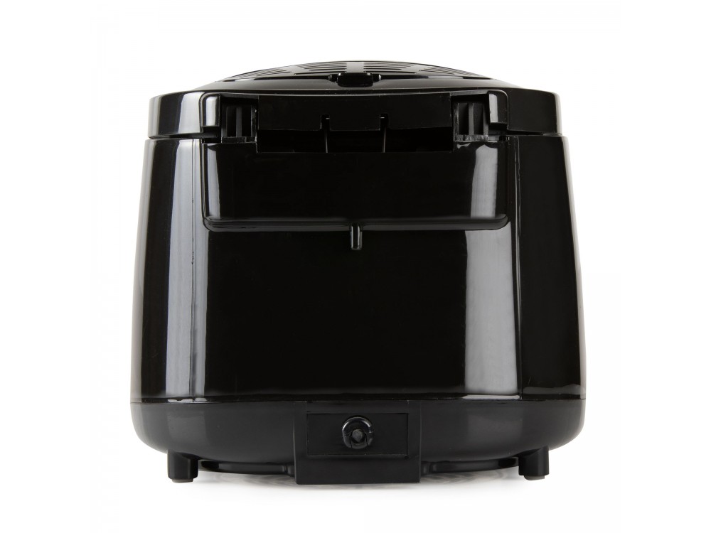 DOMO Deep Fryer B-Smart, Oil Fryer with Cooking Control Glass, Removable 2.5lt Bucket & Lid, Black