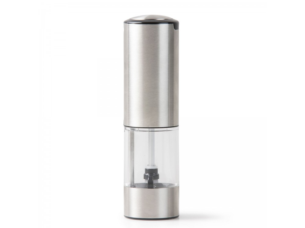 DOMO Electric Salt and Pepper Mills Set Grinder, Rechargeable Salt & Pepper Mill with LED Light, Set of 2