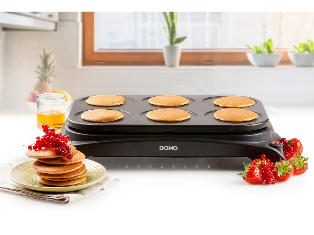 DOMO Family crepes, Device for 6 Pancakes