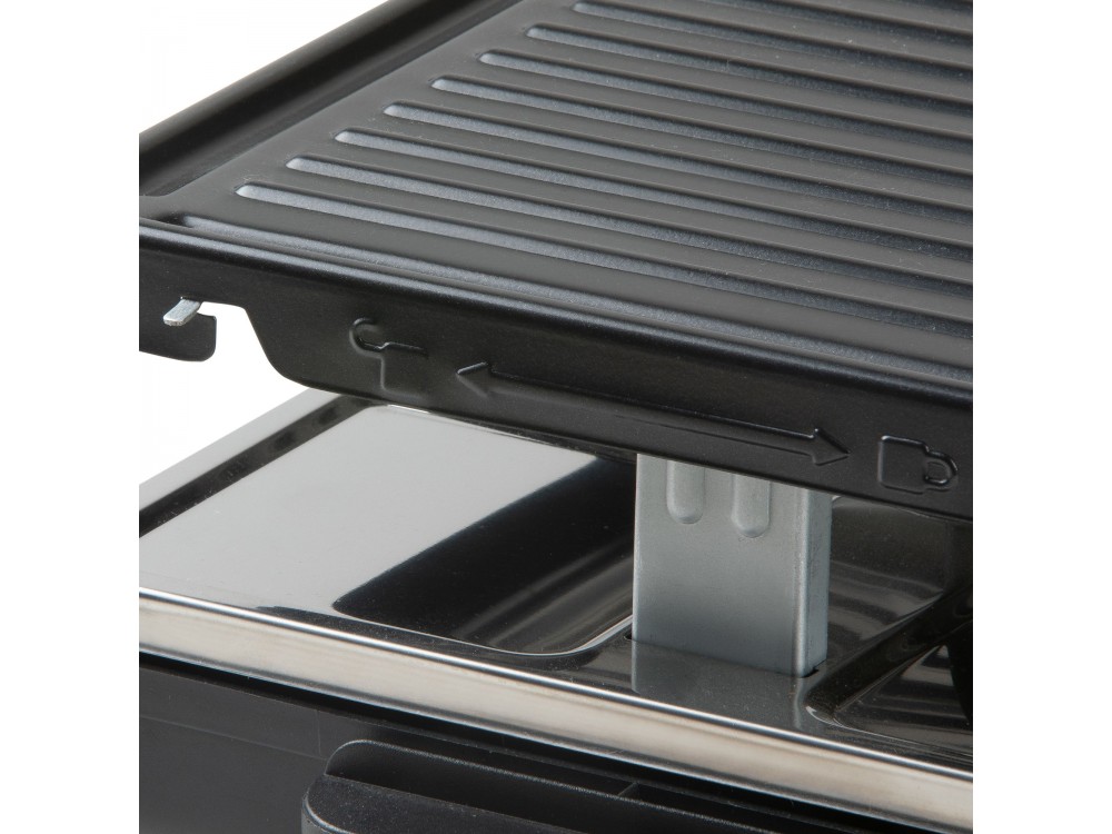 DOMO Just us, Electric Raclette Grill Cast Iron, PFAS-free