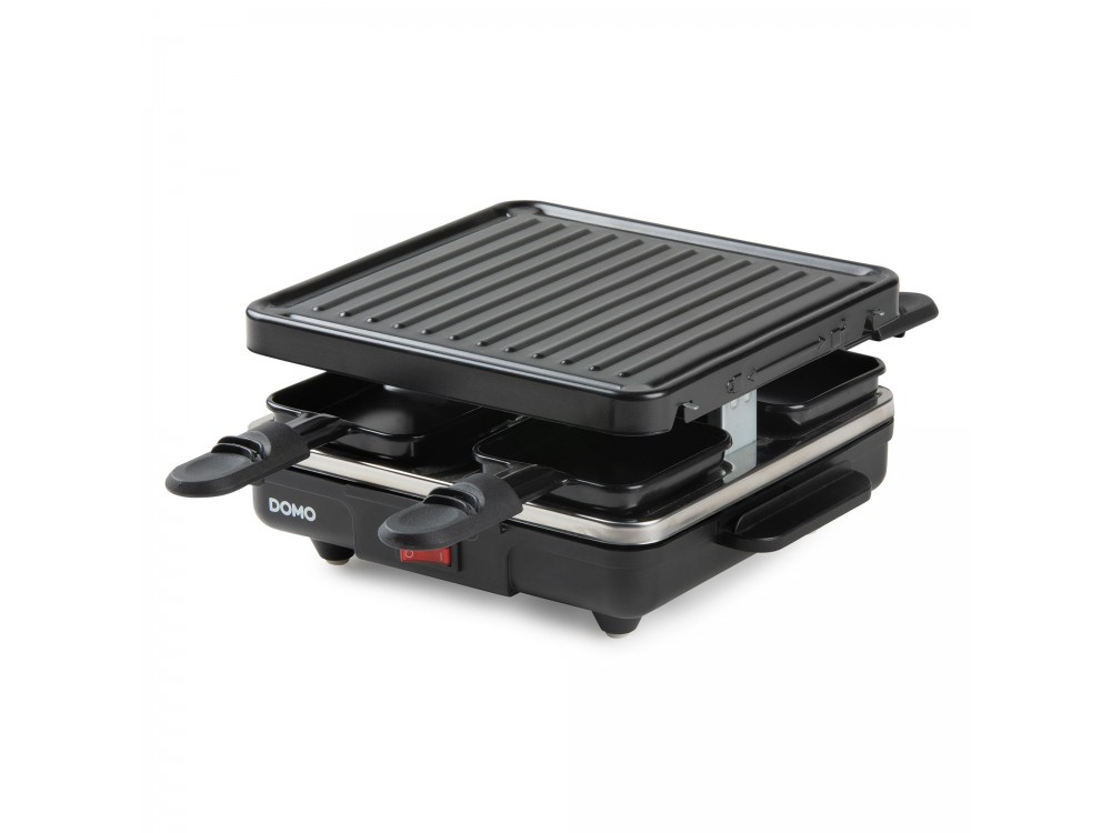 DOMO Just us, Electric Raclette Grill Cast Iron, PFAS-free