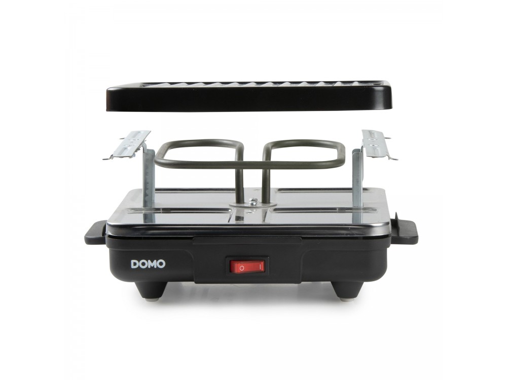 DOMO Just us, Electric Raclette Grill Cast Iron, PFAS-free