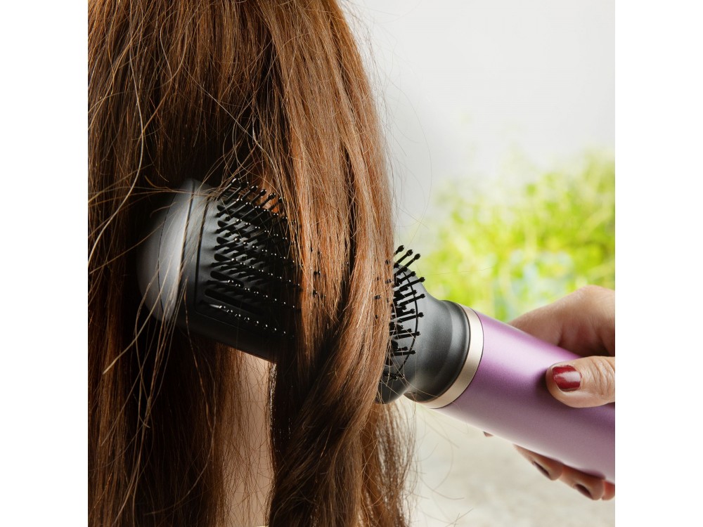 DOMO Multistyler 7-in-1, Electric Air Brush for Straightening and Curling