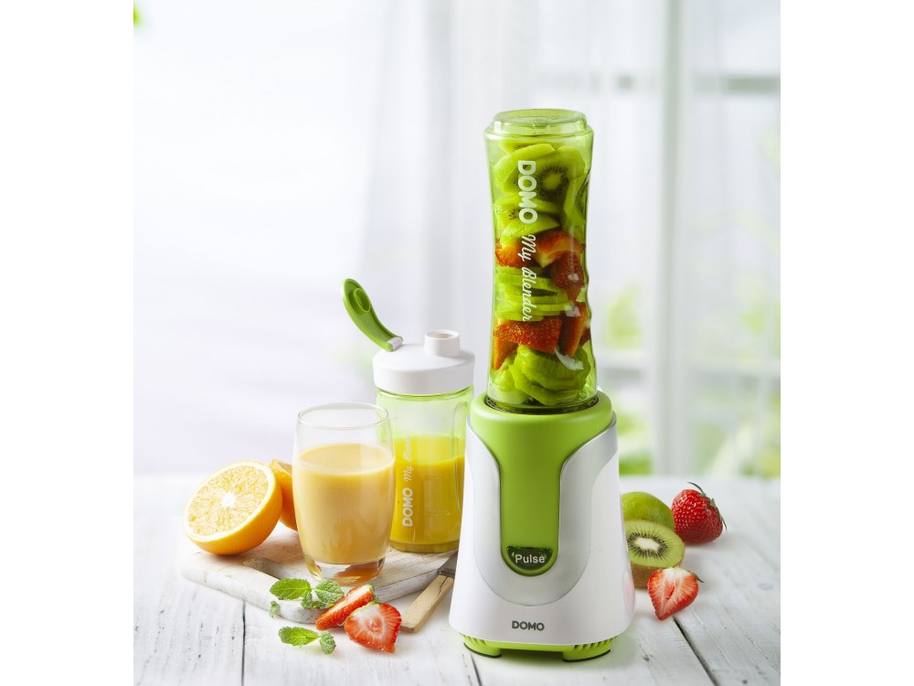 DOMO My Blender Original, Smoothie Blender with Bottles (300 + 600 ml) & Recipe Book