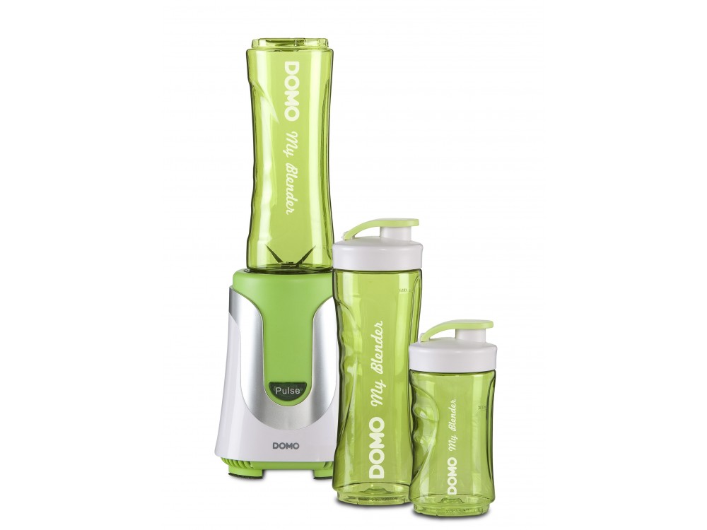 DOMO My Blender Original, Smoothie Blender with Bottles (300 + 600 ml) & Recipe Book