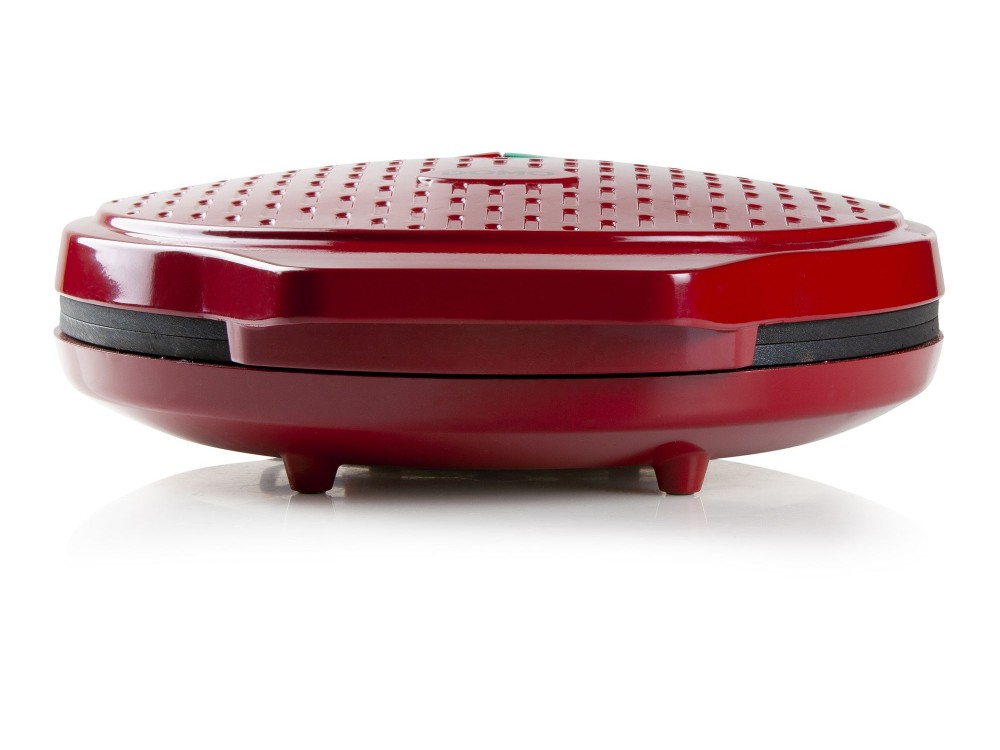DOMO My Express Pizza Maker, Cast Iron Pizza Maker, Red