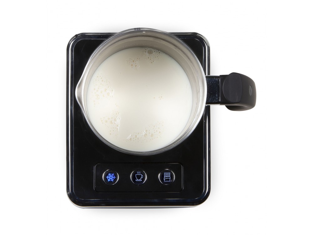 DOMO Perfect Foam Milk Frother, Milk Frother (Hot or Cold), Stainless Steel