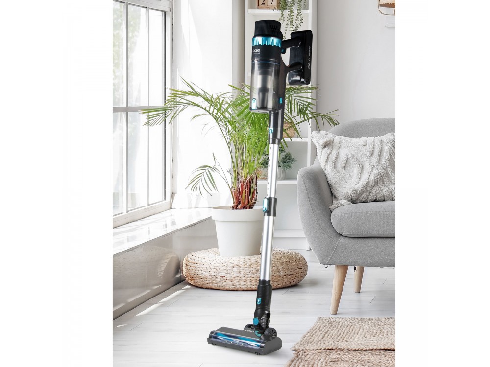 DOMO Sensi Force 2-in-1, Cordless Stick Vacuum Cleaner & Handheld Vacuum Cleaner, Up to 60min Runtime