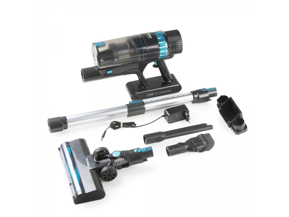 DOMO Sensi Force 2-in-1, Cordless Stick Vacuum Cleaner & Handheld Vacuum Cleaner, Up to 60min Runtime