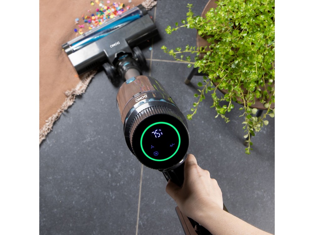 DOMO Sensi Force 2-in-1, Cordless Stick Vacuum Cleaner & Handheld Vacuum Cleaner, Up to 60min Runtime