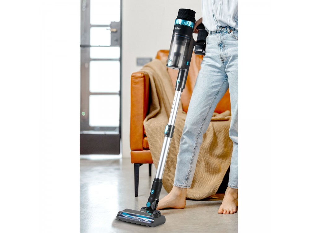 DOMO Sensi Force 2-in-1, Cordless Stick Vacuum Cleaner & Handheld Vacuum Cleaner, Up to 60min Runtime