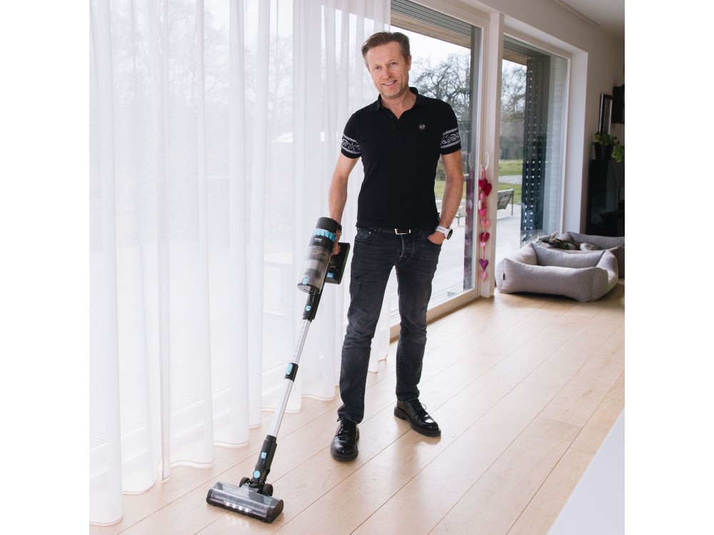 DOMO Sensi Force 2-in-1, Cordless Stick Vacuum Cleaner & Handheld Vacuum Cleaner, Up to 60min Runtime