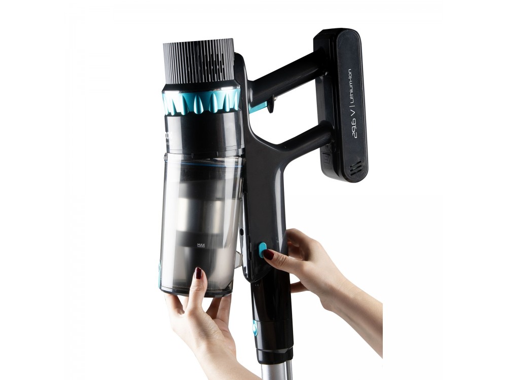 DOMO Sensi Force 2-in-1, Cordless Stick Vacuum Cleaner & Handheld Vacuum Cleaner, Up to 60min Runtime