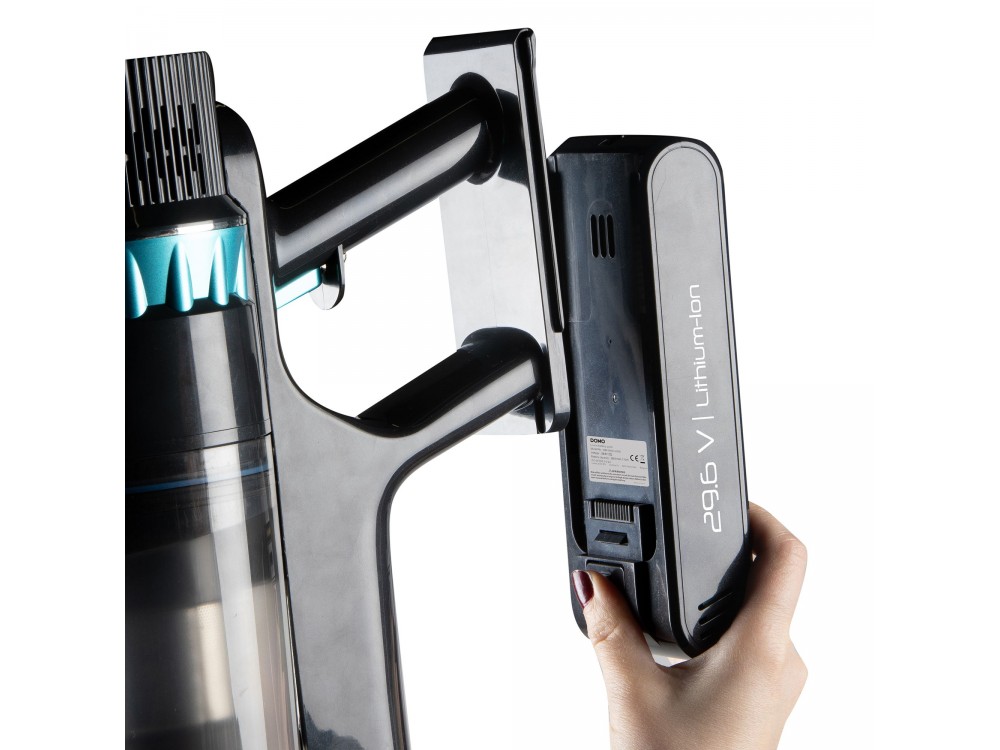 DOMO Sensi Force 2-in-1, Cordless Stick Vacuum Cleaner & Handheld Vacuum Cleaner, Up to 60min Runtime