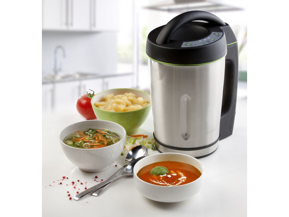 DOMO Soup maker, Thermos cooker with 1.6L capacity, Silver
