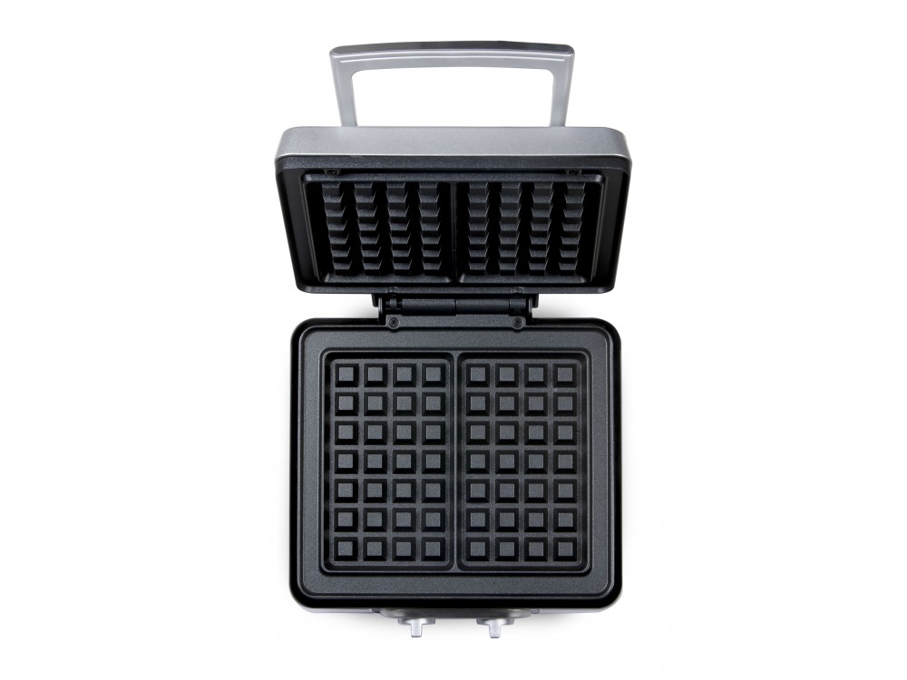 DOMO Waffle Maker XL, Waffle Maker with Adjustable Temperature, For Square Waffles, with Recipe Book, BPA-Free