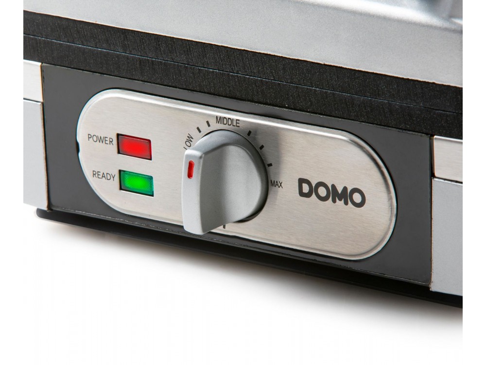 DOMO Waffle Maker, Waffle Maker with Adjustable Temperature, For Square Waffles, BPA-Free