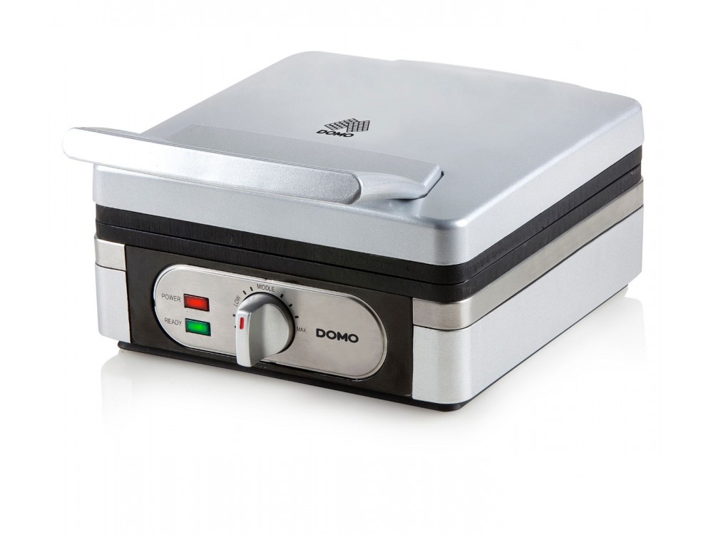 DOMO Waffle Maker, Waffle Maker with Adjustable Temperature, For Square Waffles, BPA-Free