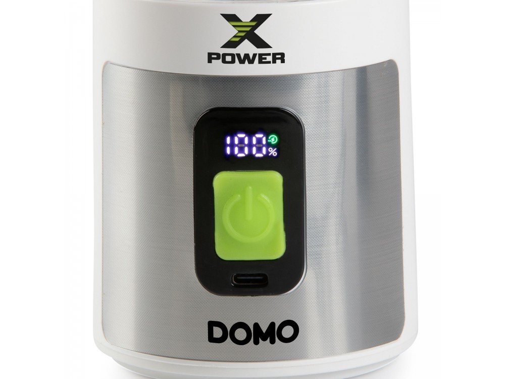 DOMO Xpower blender-to-go, Portable Battery Blender for Smoothies 600ml, Rechargeable with USB-C