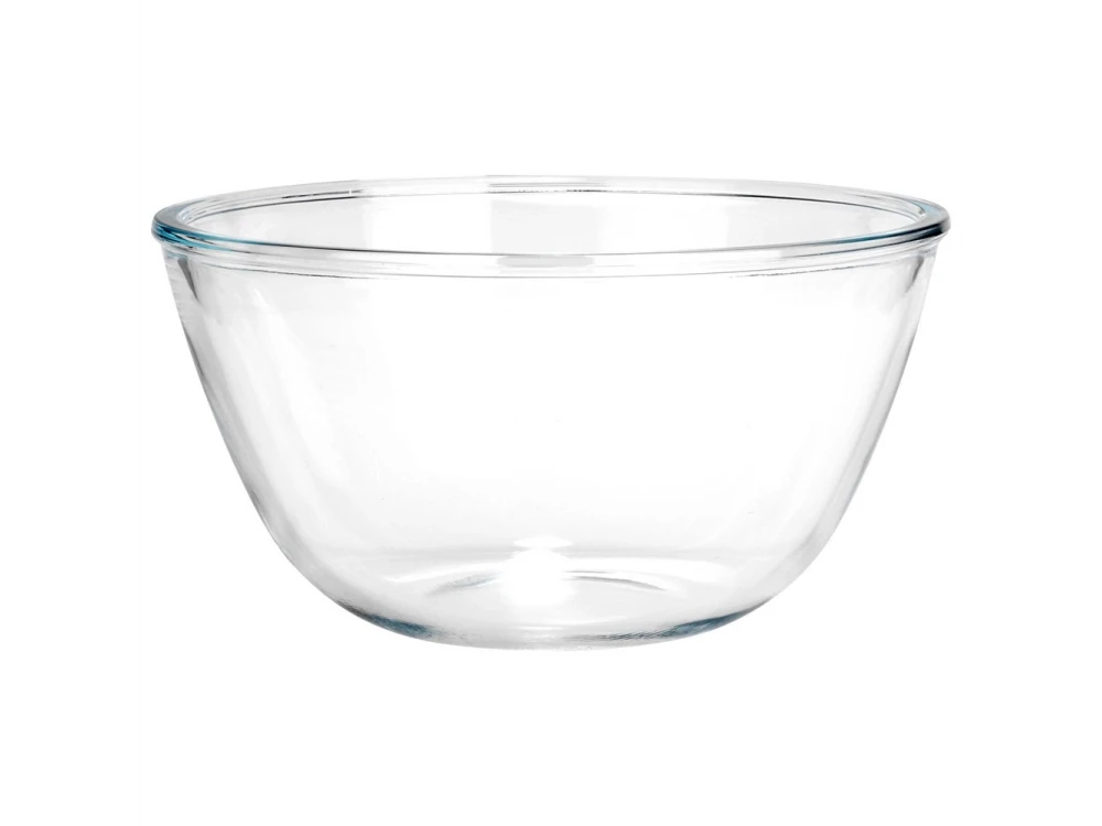 Vilde Serving Bowl Glass, Salad Bowls 1L set of 2, Glass