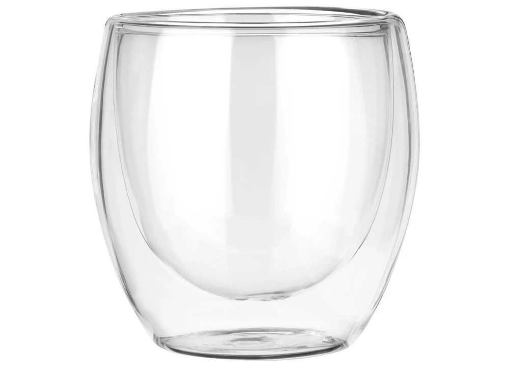 Vilde Premium Double Walled Glass, Espresso / Cappuccino Cups Set of 2 280ml Made of Double Borosilicate Glass