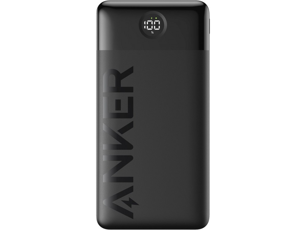 Anker PowerCore 324 10K USB-C Power Bank 10.000mAh με LED Οθόνη, Μαύρο