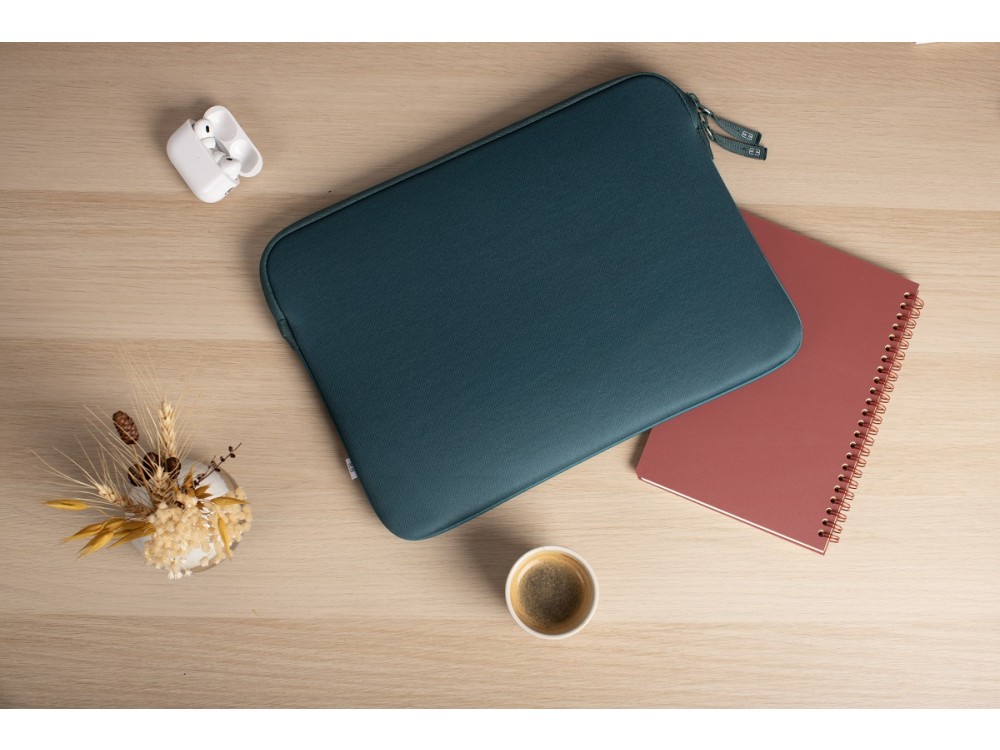 MW Basics ²Life Sleeve/Θήκη Macbook Air 15" / Laptop DELL XPS / HP / Surface, Green / White