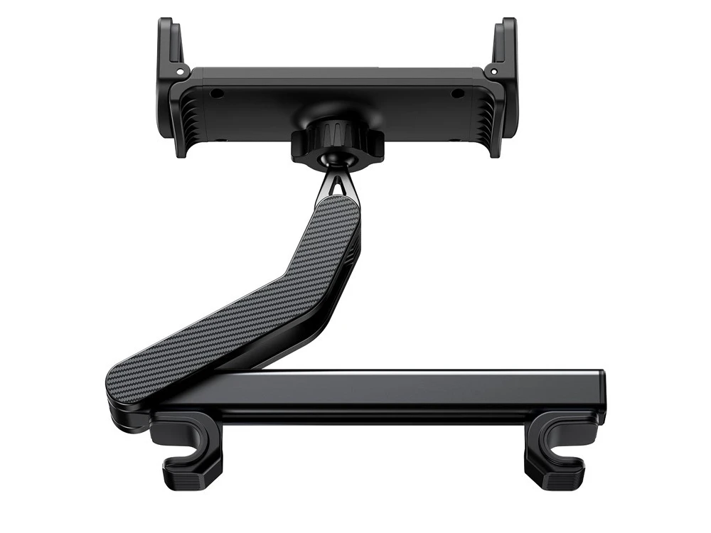 Joyroom JR-ZS203 Tablet Holder for Car Headrest, Car Mobile and Tablet Holder with Arm & Adjustable Hooks, Black