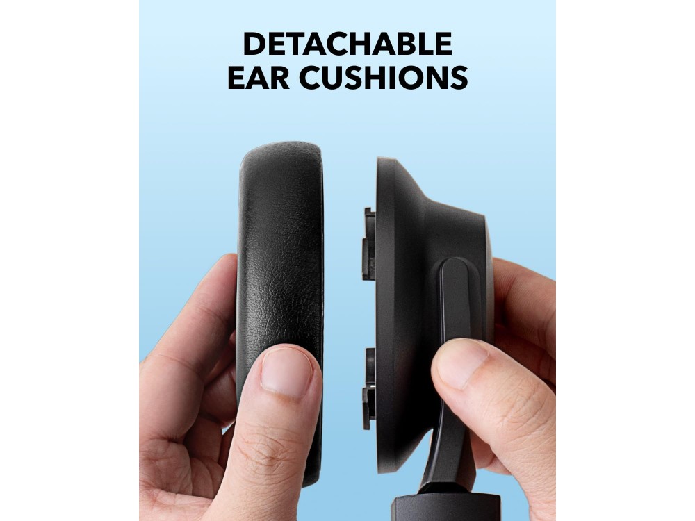 Anker Soundcore Q11i Bluetooth 5.3 Ακουστικά Hi-Res Audio, Deep Bass, Αυτονομία έως 60 Ώρες & Αφαιρούμενα Μαξιλαράκια, Dark Grey