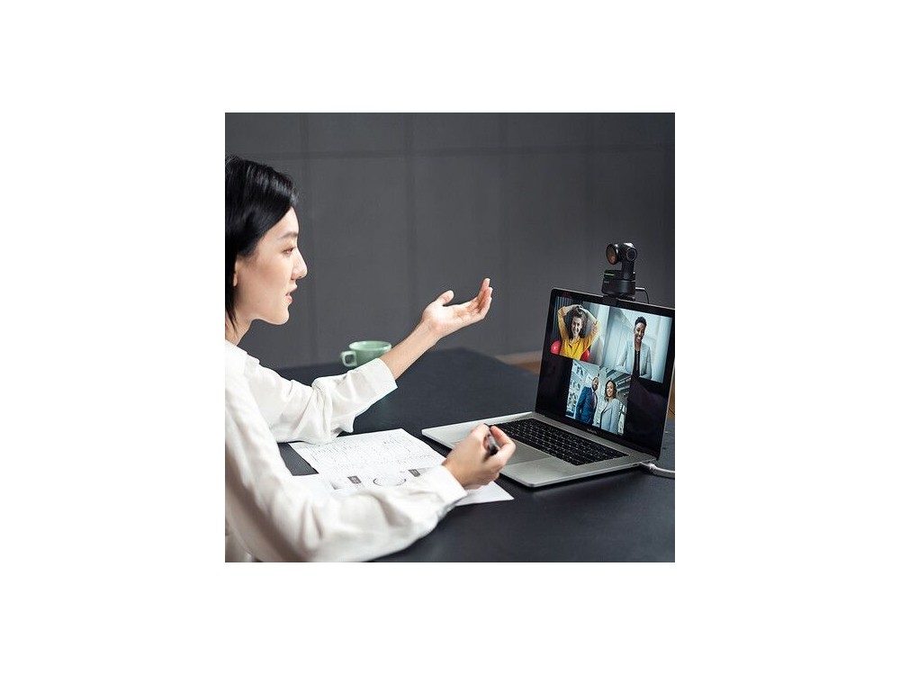 OBSBOT Tiny 1080P PTZ Video Conferencing Camera with AI Tracking, Auto Framing, Noise Reduction & Gesture Control