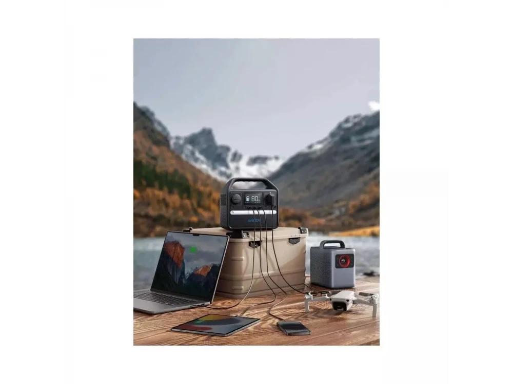 Anker 522 PowerHouse Portable Power Station, Φορητός Σταθμός Ενέργειας, 300 W/299 Wh, 220 AC, 60W USB-C PD