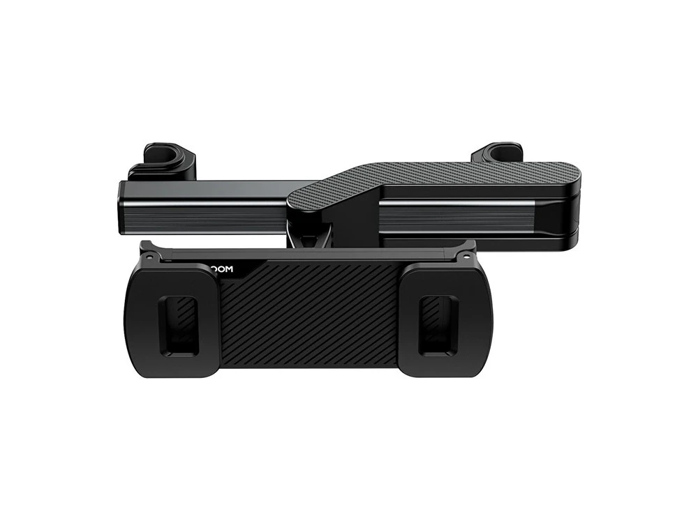 Joyroom JR-ZS203 Tablet Holder for Car Headrest, Car Mobile and Tablet Holder with Arm & Adjustable Hooks, Black