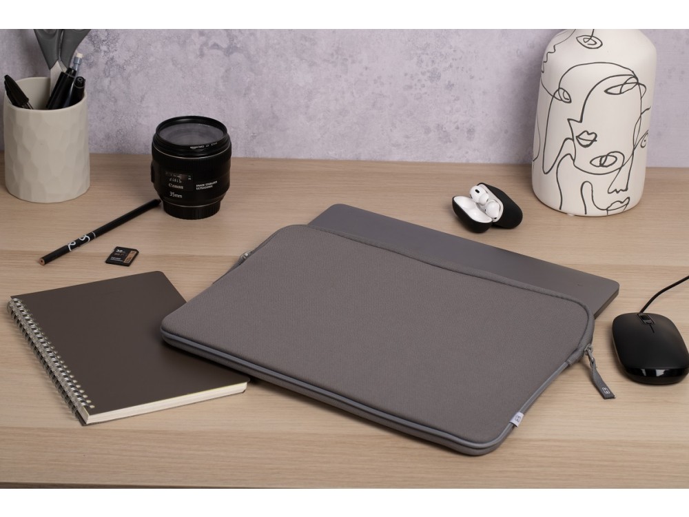 MW Basics ²Life Sleeve/Case Macbook Pro & Air 16" / Laptop DELL XPS / HP / Surface, Gray / White