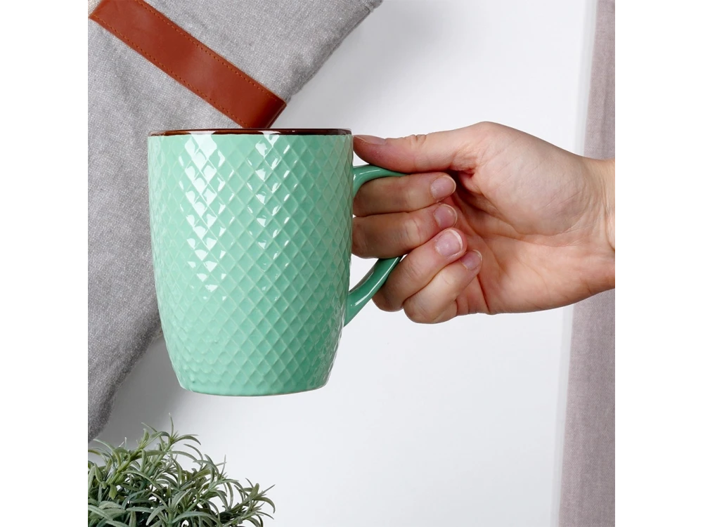 Vilde Premium Mugs Ceramic, Ceramic Mugs set of 4pcs 400ml