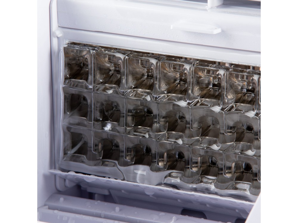 Domo Ice Cube Maker Clear Ice, Ice Maker with Daily Production 20kg & Capacity 3.2L, with LED display