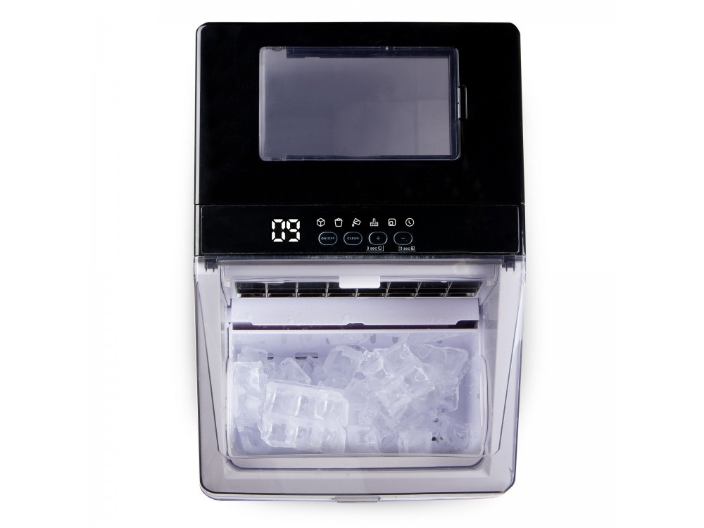 Domo Ice Cube Maker Clear Ice, Ice Maker with Daily Production 20kg & Capacity 3.2L, with LED display