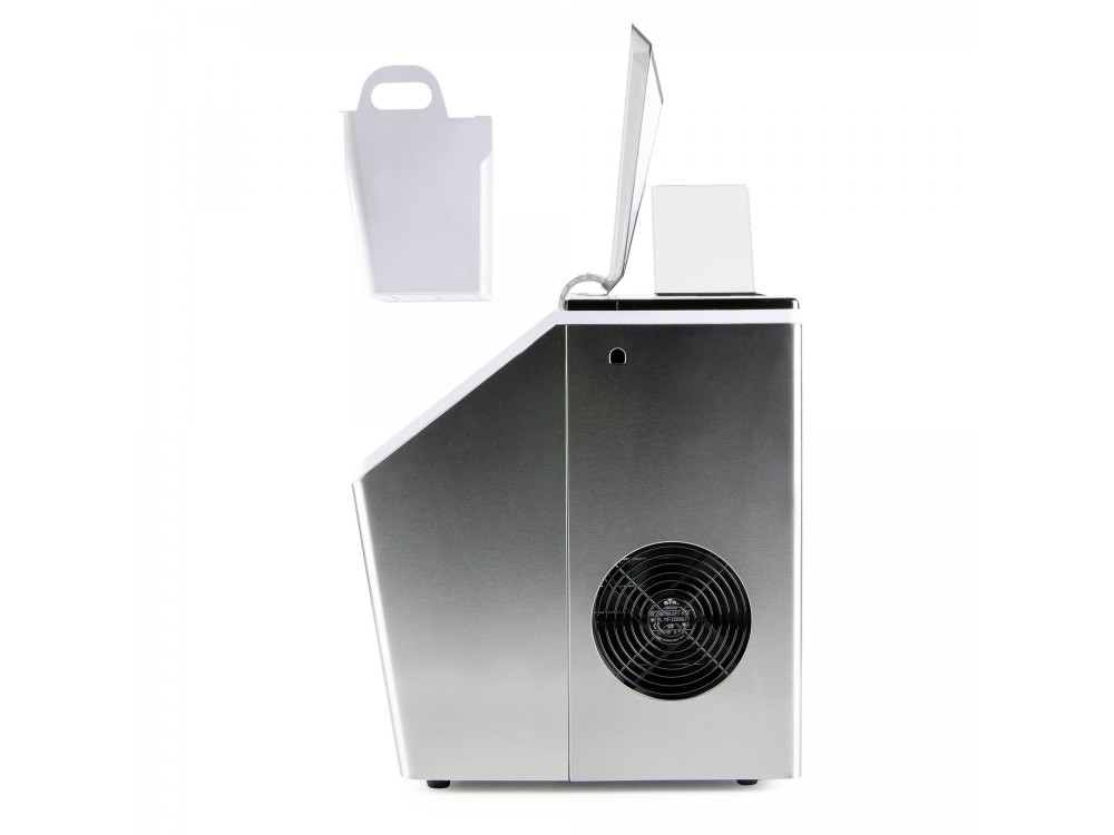 Domo Ice Cube Maker Clear Ice, Ice Maker with Daily Production 20kg & Capacity 3.2L, with LED display