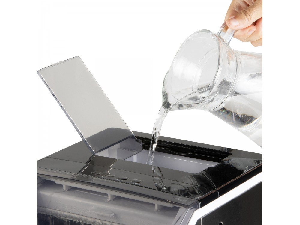 Domo Ice Cube Maker Clear Ice, Ice Maker with Daily Production 20kg & Capacity 3.2L, with LED display