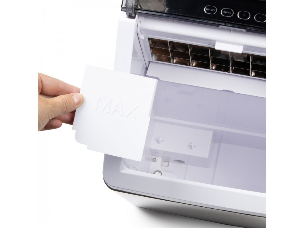 Domo Ice Cube Maker Clear Ice, Ice Maker with Daily Production 20kg & Capacity 3.2L, with LED display