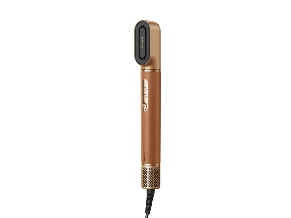 Dreame Air Style Pro Electric Air Brush for Straightening and Curling, Hair Styling Set, Gold