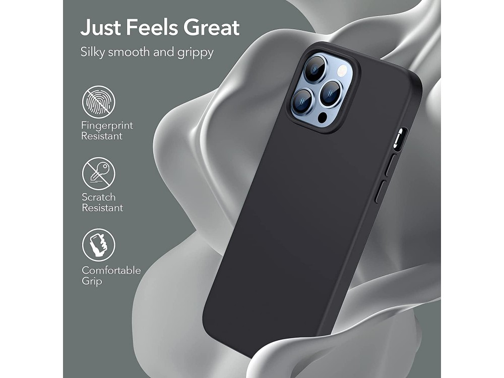 ESR iPhone 13 Pro Cloud Soft Θήκη Σιλικόνης, Μαύρη