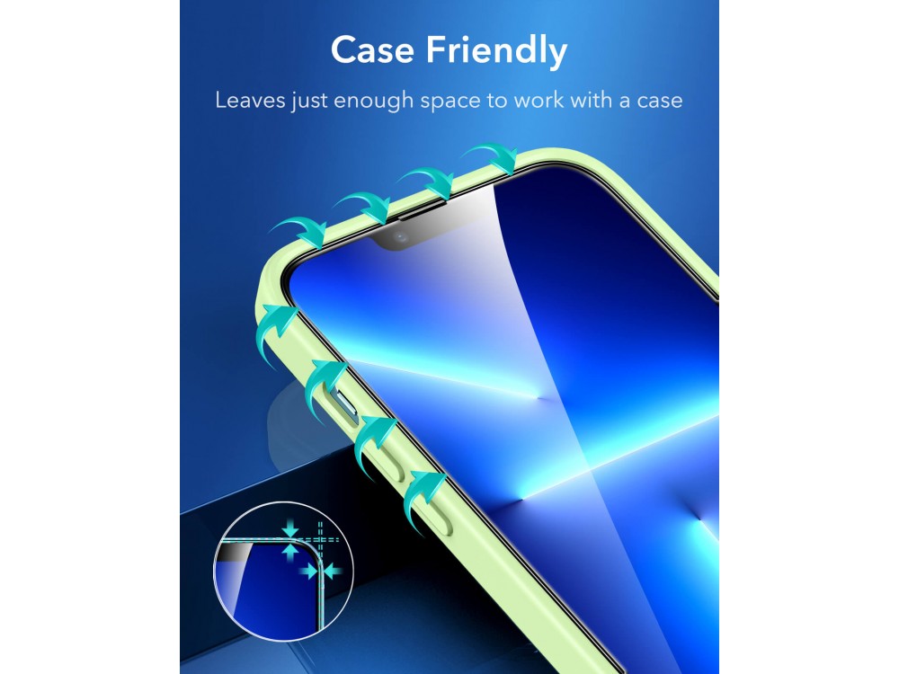 ESR iPhone 13 / 13 Pro Tempered Glass Premium Screen Protector με Installation frame, Σετ των 2