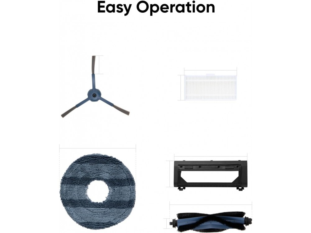 Anker Eufy Omni C20 Spare Parts Set, Πλήρες Ανταλλακτικό Κιτ για Ρομποτικές Σκούπες Eufy Omni C20