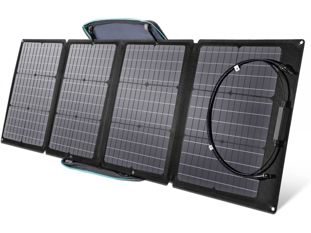 EcoFlow 110W Solar Panel for EcoFlow Power Station, Αναδιπλούμενος Ηλιακός Φορτιστής για Φορητό Σταθμό Ενέργειας