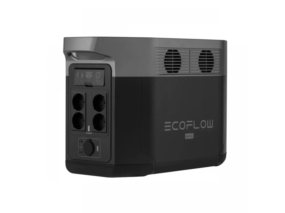 EcoFlow Delta Max 2000 Portable Power Station, 560k mAh, 3000 W / 2016 Wh, 100W PD, 4*USB & Car Input