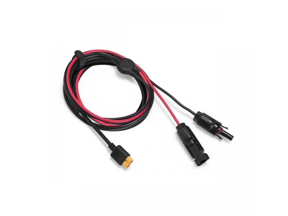 EcoFlow MC4 to XT60 Solar Cable, Καλώδιο για σύνδεση Solar Panels με Power Station, 3,5m (Κόκκινο / Μαύρο)