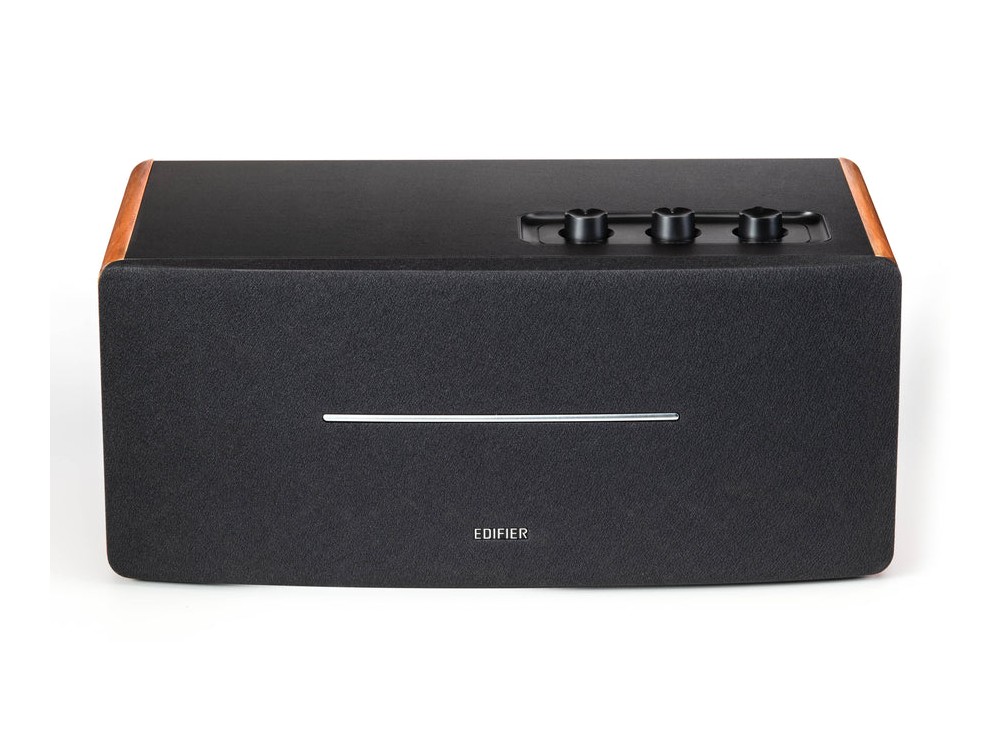 Edifier D12 Stereo 2.1 Bluetooth Speaker 70W, Self Amplified with Bluetooth 5.0, Brown