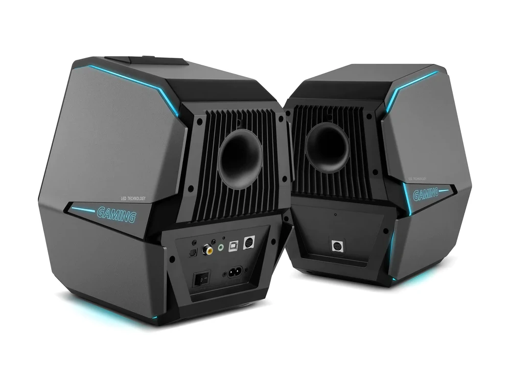 Edifier G5000 Bluetooth Gaming Speakers, Hi-Res Computer Speakers 2.0 with 88W Power & RGB, Black