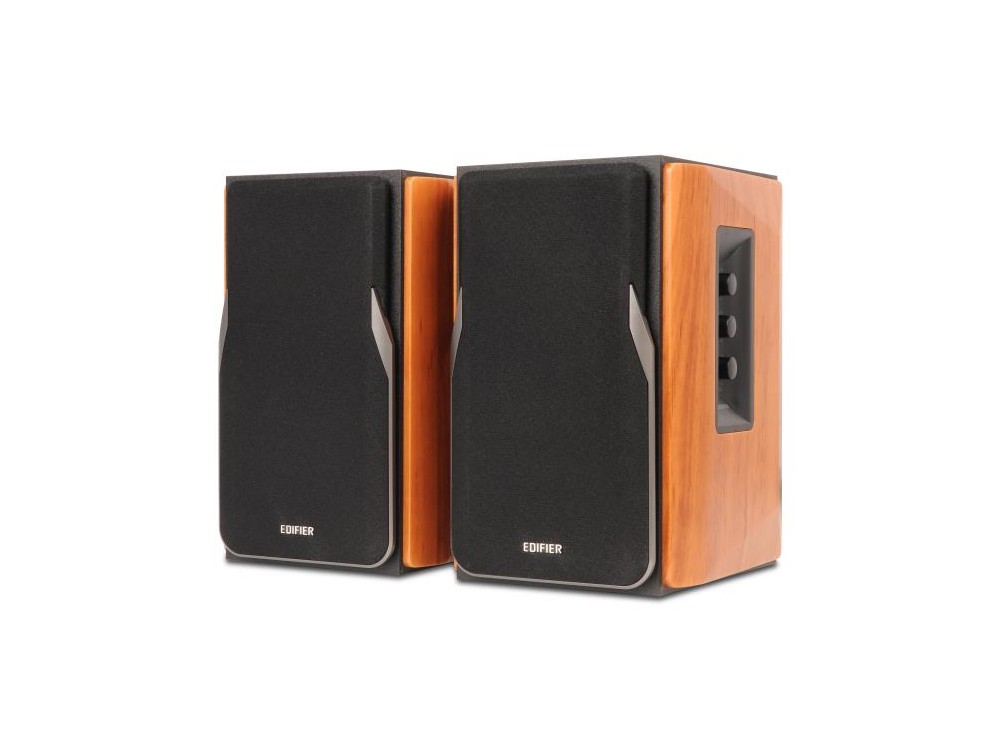 Edifier R1380DB 2-Way Self-Powered Bluetooth Speakers 42W, Set of 2, Brown