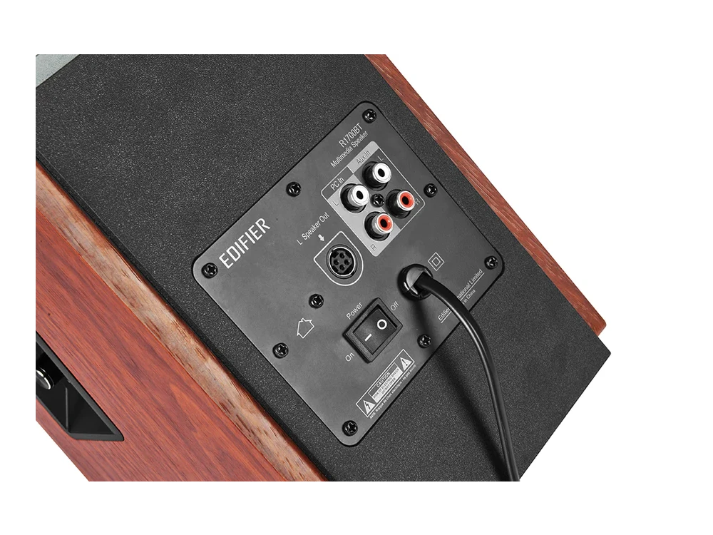 Edifier R1700BT Active 2.0 Bookshelf Speaker 66W, Αυτοενισχυόμενα Ηχεία 2 Δρόμων με Bluetooth 5.1, Σετ των 2, Καφέ